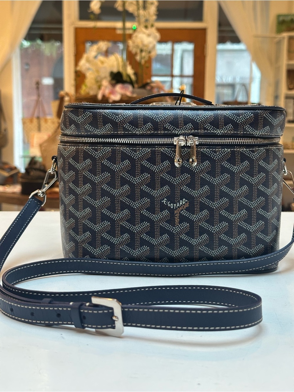 Goyard Vanity, Navy